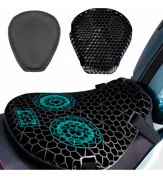 AeroPanal™ - Almohadilla de Gel Panal de Abeja para Moto