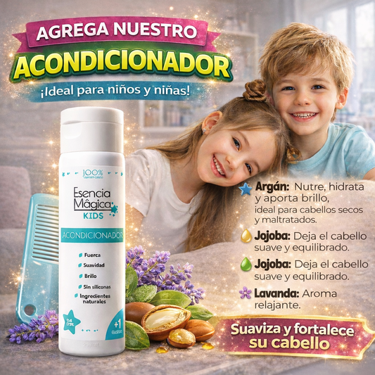 Acondicionador Esencia Magica Kids 375ml para cabello suave y nutrido - Frontera Mandala